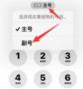 藤县苹果14维修店分享iPhone 14 Pro Max使用副卡打电话的方法 